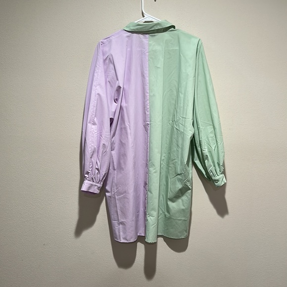ASOS Color Block Button Up Size 4 - Picture 3 of 3
